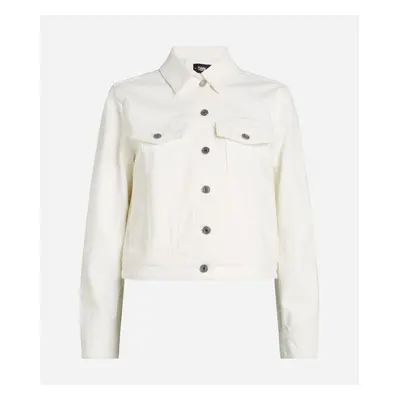 Bunda karl lagerfeld klxav white denim jacket white denim