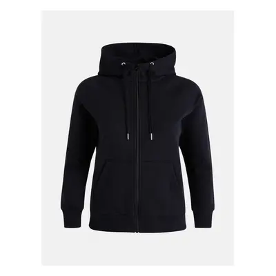 Mikina peak performance w ease zip hood black