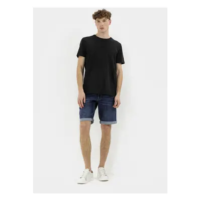 Šortky camel active shorts denim chino indigo