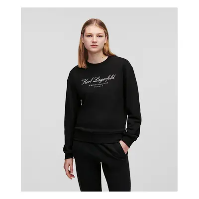 Mikina karl lagerfeld hotel karl sweatshirt black