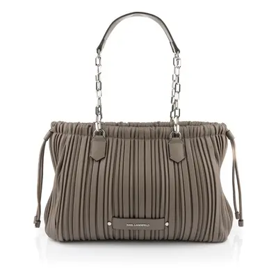 Kabelka karl lagerfeld k/kushion md tote dark taupe