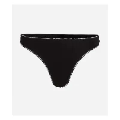 Spodní prádlo karl lagerfeld mini logo cheeky brazilian black