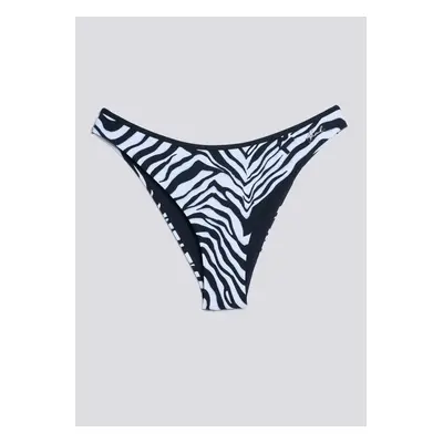 Plavky spodek karl lagerfeld bottom black / white