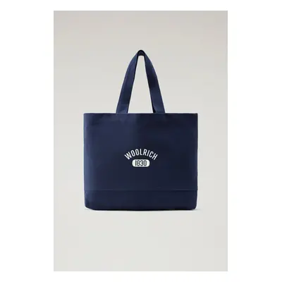 Taška woolrich shopper tote melton blue