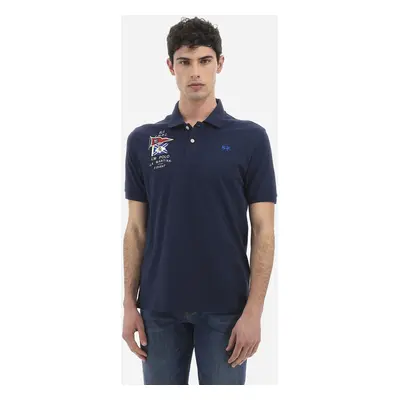 Polokošile la martina man polo s/s piquet stretch navy