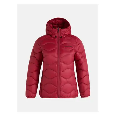 Bunda peak performance w helium down hood jacket rogue red/the alpine/rogue red