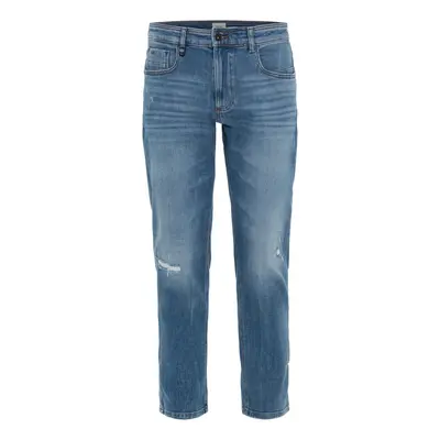 Džíny camel active denim tapered fit bleach blue