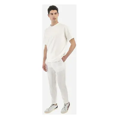 Kalhoty la martina man pants cotton canvas optic white