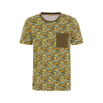 Tričko camel active t-shirt olive brown