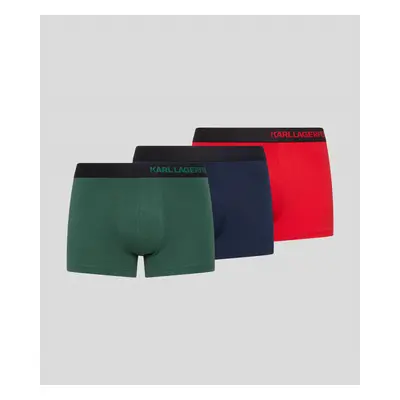 Spodní prádlo karl lagerfeld hip logo trunk 3-pack multicolor