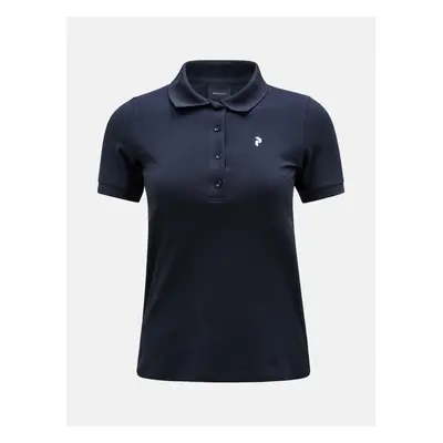 Polokošile peak performance w classic cotton polo salute blue