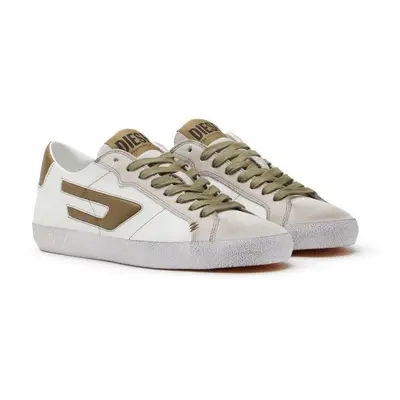 Tenisky diesel leroji s-leroji low sneakers white/fir green