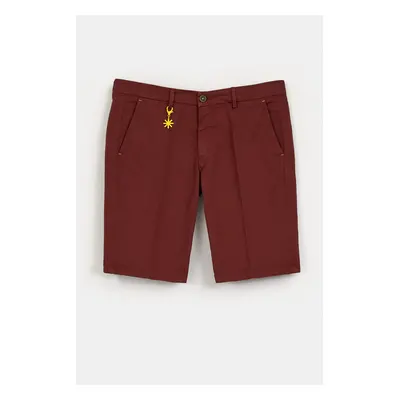 Šortky manuel ritz bermuda shorts brown scorched earth