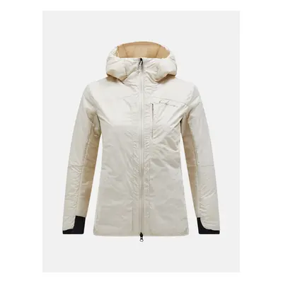 Bunda peak performance w radiance hood jacket sand fog