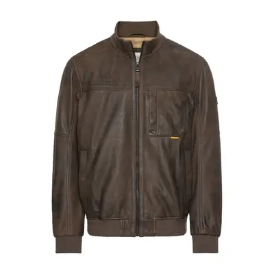 Bunda camel active leather blouson brown