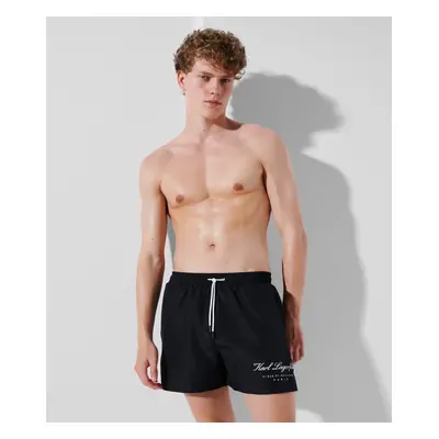 Plavky karl lagerfeld hotel karl short boardshorts black