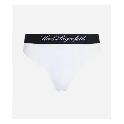 Spodní prádlo karl lagerfeld hotel karl high waist brief white