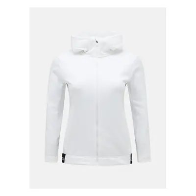 Mikina peak performance w rider tech zip hood offwhite/sand fog