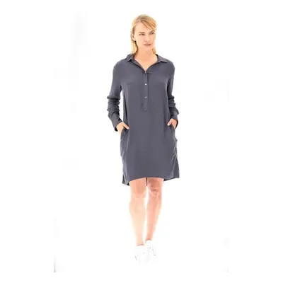 Šaty la martina woman dress l/s viscose satin periscope