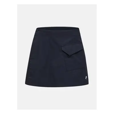 Sukně peak performance w player pocket skirt black/black