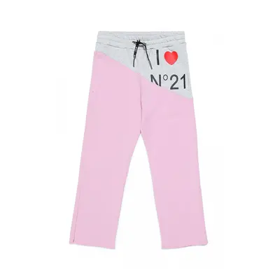 Tepláky no21 pants dusty pink