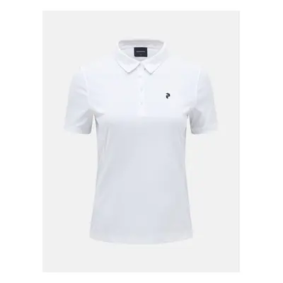 Polokošile peak performance w alta polo white