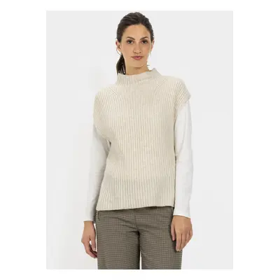 Svetr camel active knitwear almond