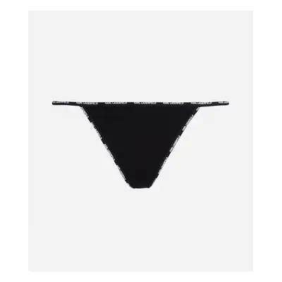 Spodní prádlo karl lagerfeld mini logo g-string black