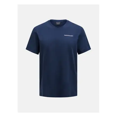 Tričko peak performance m explore logo tee blue shadow