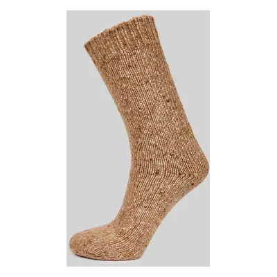 Ponožky camel active camel women bootsocks tweeddots beige