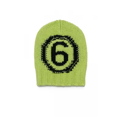 Čepice mm6 mm6f17u cappello green