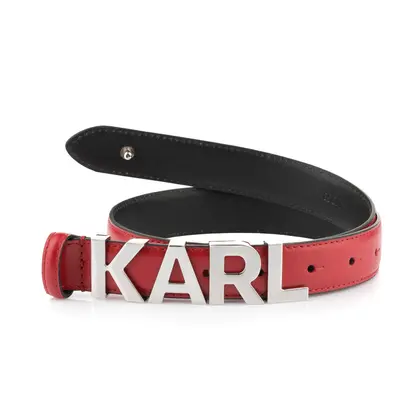 Opasek karl lagerfeld k/letters md belt haute red