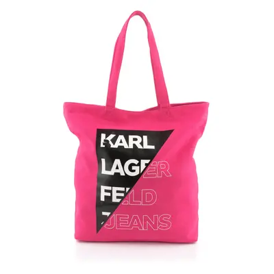 Kabelka karl lagerfeld jeans cut logo ns canvas tote cabaret