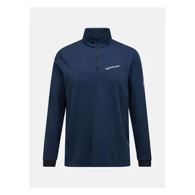 Mikina peak performance m chase half zip salute blue