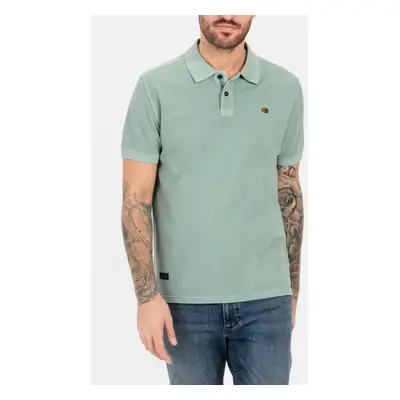 Polokošile camel active polo 1/2 arm aqua green