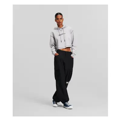 Kalhoty karl lagerfeld jeans klj cargo pant black