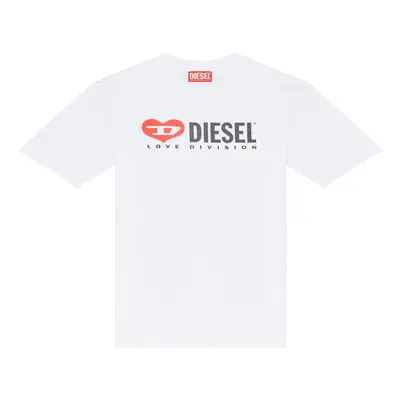 Tričko diesel tovez over t-shirt white