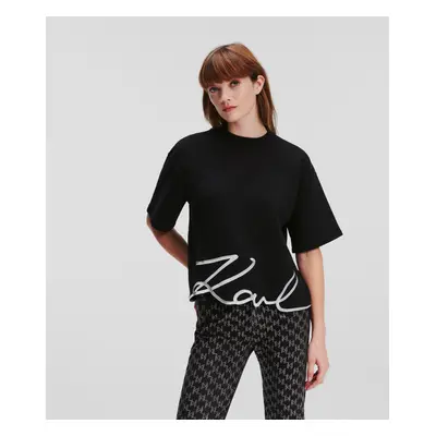 Mikina karl lagerfeld sslv karl hem sweatshirt black