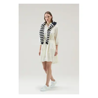 Šaty woolrich broderie anglaise over dress plaster white