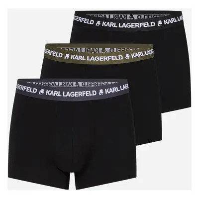 Spodní prádlo karl lagerfeld logo trunk colorband tarmac/nine iron/black