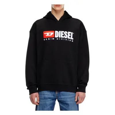 Mikina diesel s-boxt-hood-div sweat-shirt black