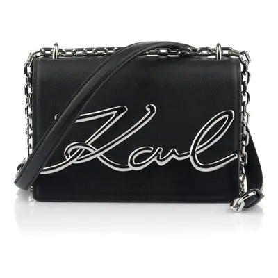 Kabelka karl lagerfeld k/signature sm shoulderbag black/nickel