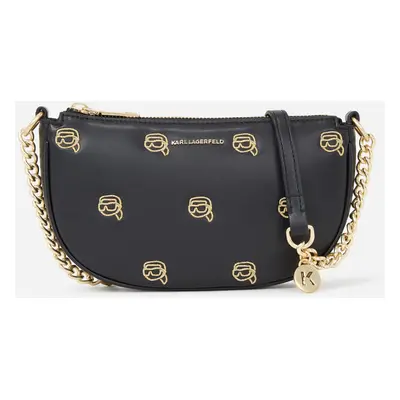 Taška karl lagerfeld k/ikonik 2.0 seasonal cb pouch black