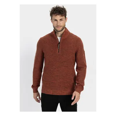 Svetr camel active pullover troyer brick red