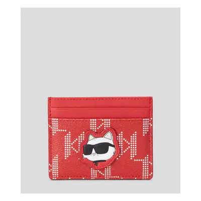 Pouzdro na platební karty karl lagerfeld k/ikonik 2.0 mono cc ch choup haute red