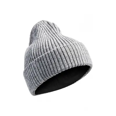 Čepice camel active knitted beanie stone gray