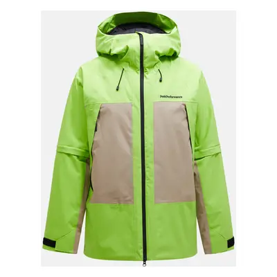 Bunda peak performance m edge insulated jacket stand out green