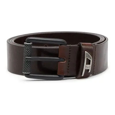 Opasek diesel d logo b-dave ii belt dark brown