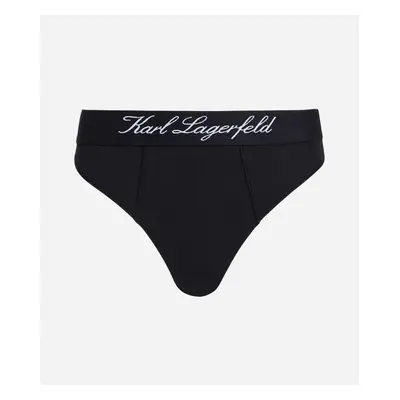 Spodní prádlo karl lagerfeld hotel karl high waist brief black