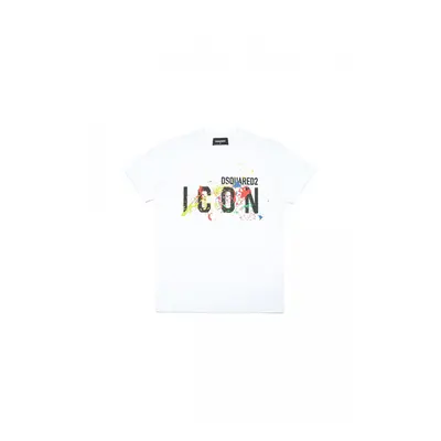 Tričko dsquared2 cool fit-icon t-shirt white